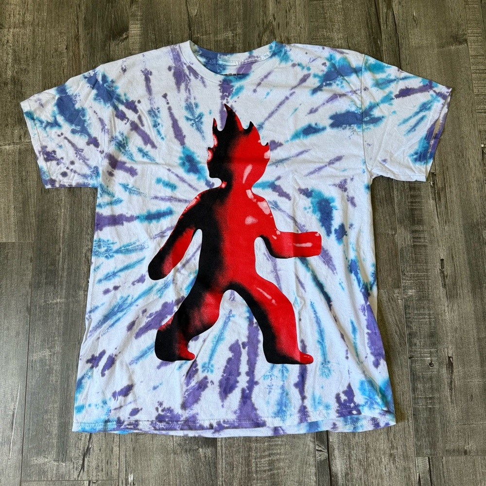 Travis Scott Astroworld Tie-Dye Flame T-Shirt